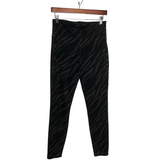 Lysse Signature Leggings Wild Stripe Women’s Medium Zebra Print Black Gray. - Picture 1 of 4